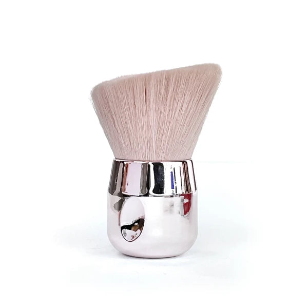 Pincel para pó JUSTNAILS ROSÈ com ângulo