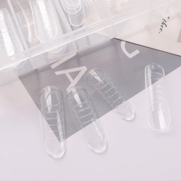 JUSTNAILS 120 Premium Dual Tips/Molde F1 Fullcover French Form