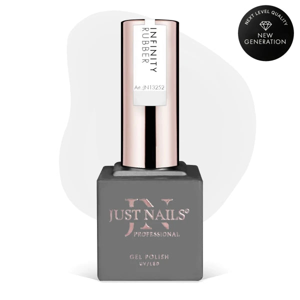 JUSTNAILS Rubber Gel INFINITY Base - CLEAR 15ml