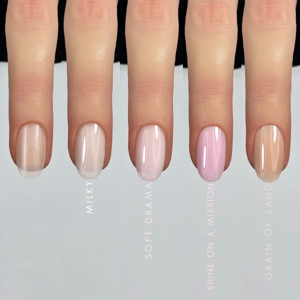 JUSTNAILS HEMA FREE - No Wipe Finish Gel - SOFT DRAMA