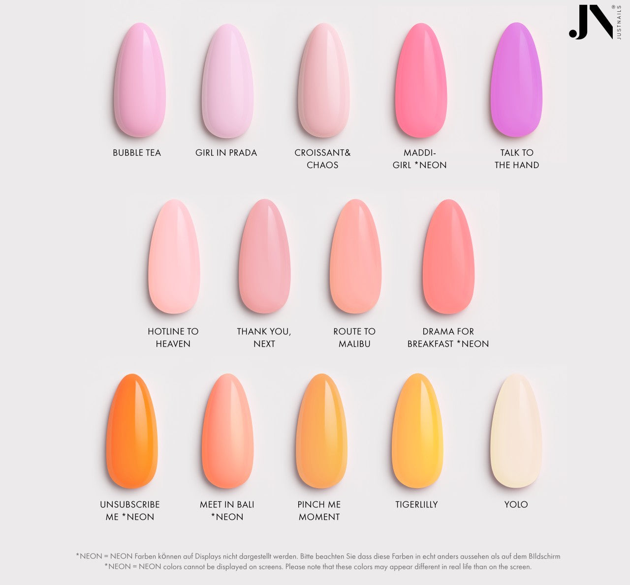 JUSTNAILS Gel Polish Color - Route To Malibu - Shellac Soak-off