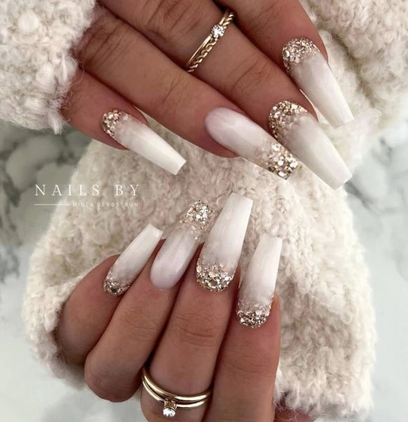 JUSTNAILS Cover Fibre Glace - Soft White