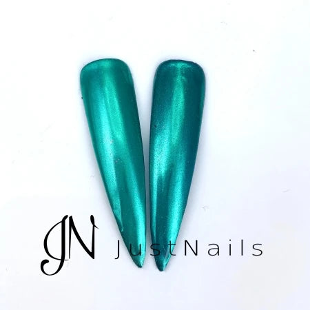 JUSTNAILS Mirror-Glow Nagel Pigment - Aqua Splash