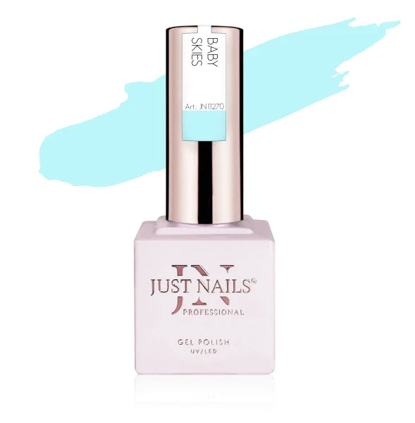 JUSTNAILS Gel Polish Color - Baby Skies - Shellac Soak-off