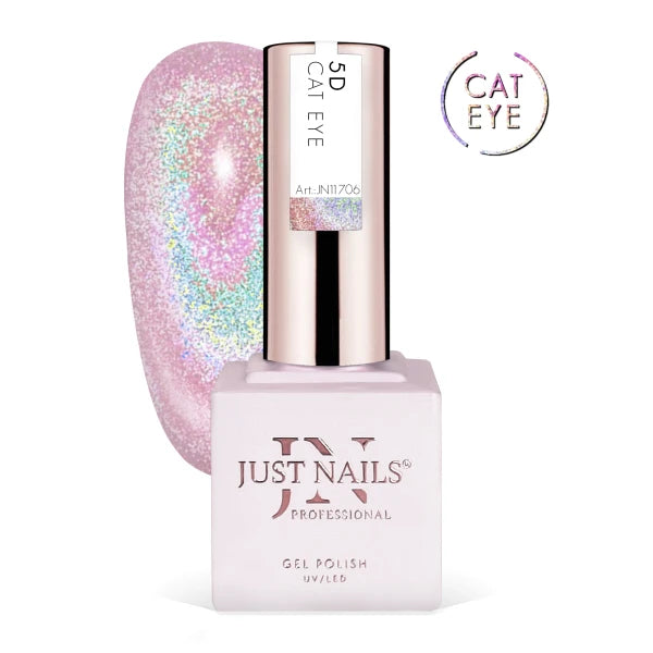 JUSTNAILS Polish Gel Holo 5D Cat Eye - Babygirl