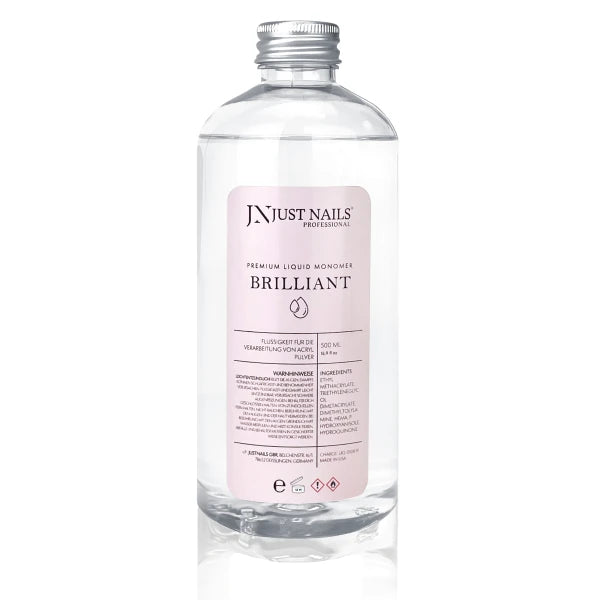 JUSTNAILS PREMIUM BRILLIANT CLEAR ACRYL LIQUID MONOMER