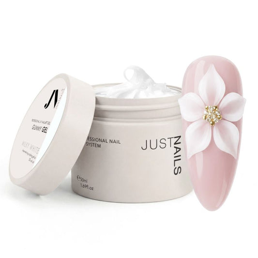 JUSTNAILS GUMMY Gel - milky white