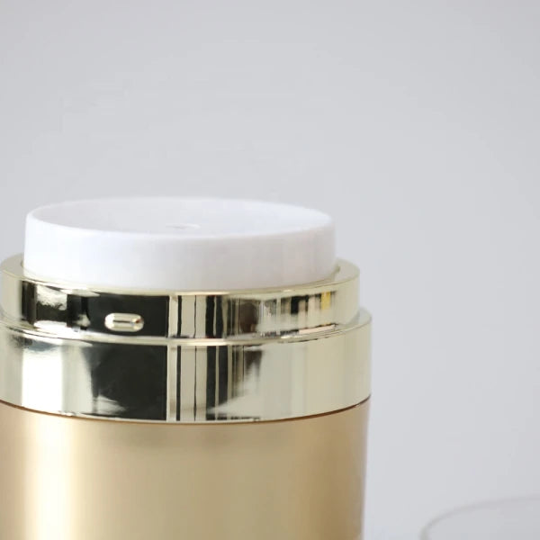 JUSTNAILS Premium Airless Gold Pumpspender Dispenser 50ml