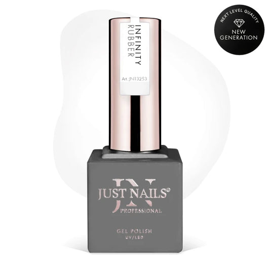 JUSTNAILS Rubber Gel INFINITY BASE 15ml - MILKY LINEN