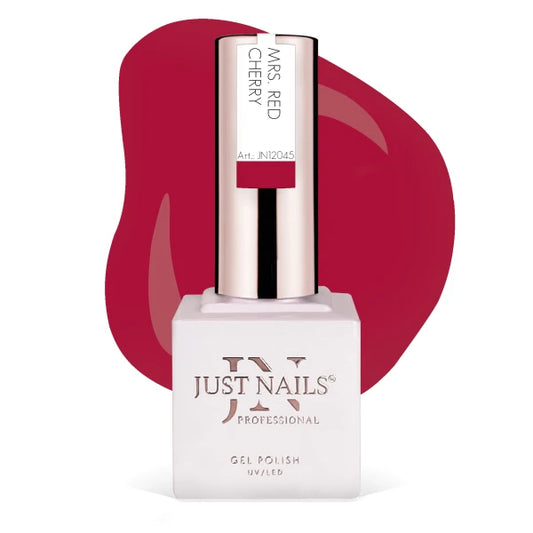 JUSTNAILS Polish Color Gel - MRS. RED CHERRY - Polish Shellac Soak-off