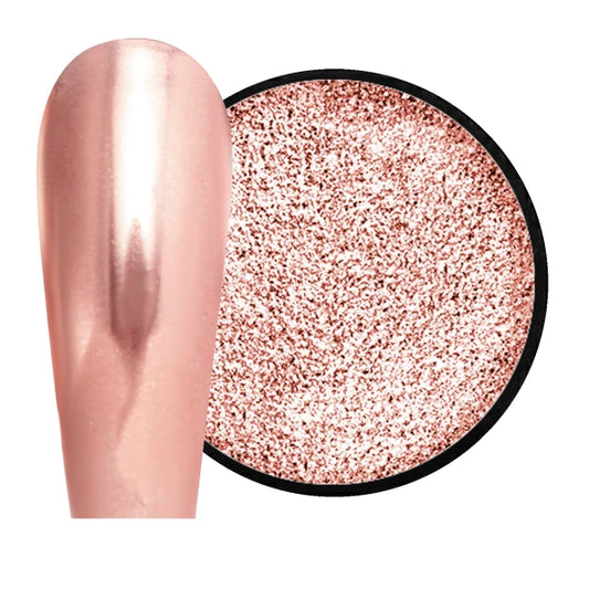 JUSTNAILS Mirror-Glow Nagel Pigment - Rosewood