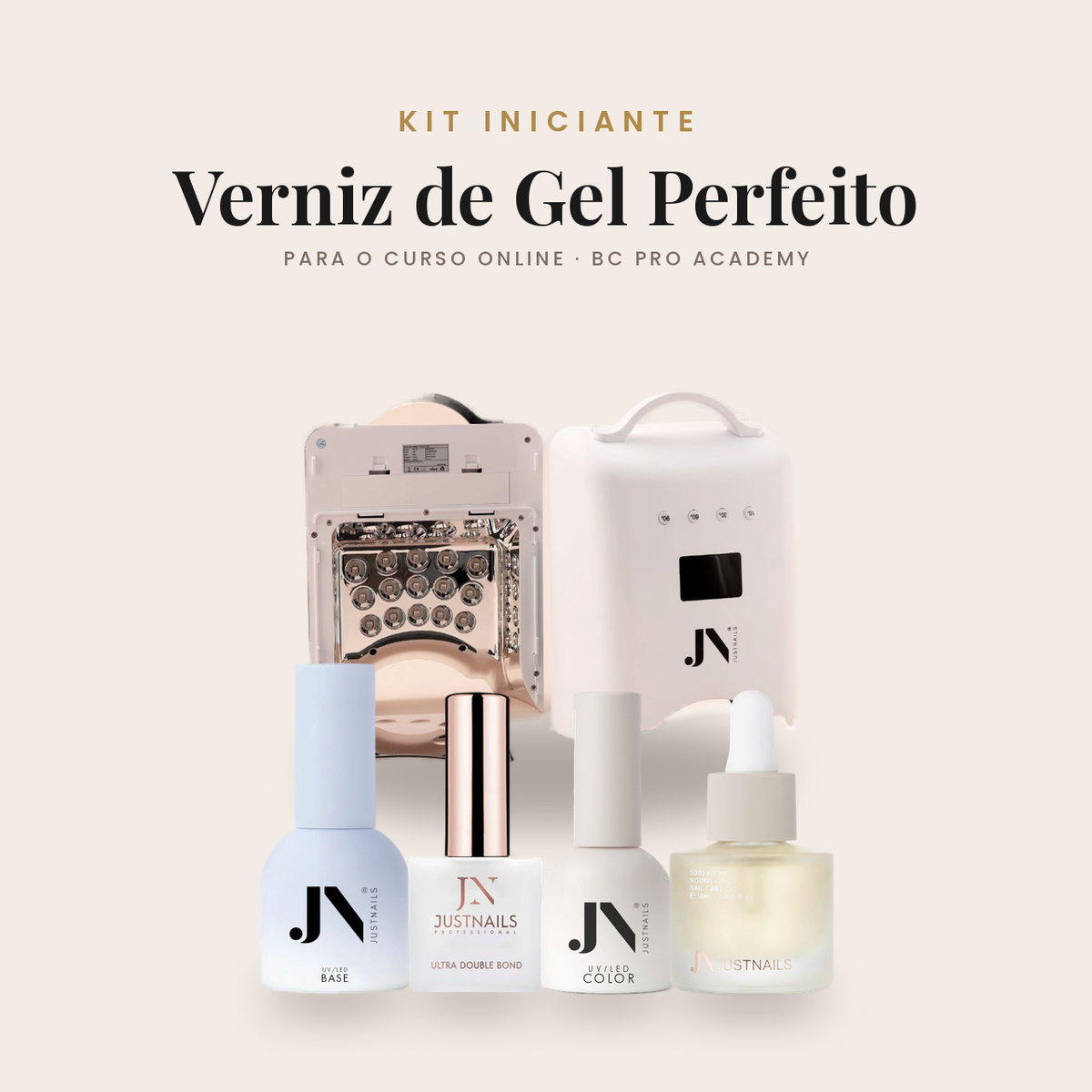 Kit Iniciante Verniz de Gel Perfeito — Exclusivo Alunos